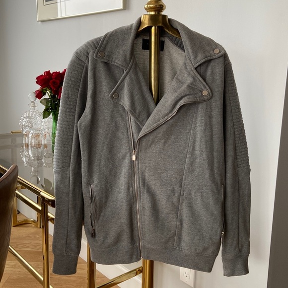 ZARA MAN Grey sweater jacket / Size M - Picture 1 of 8